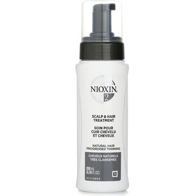 Nioxin Diameter System 2 Scalp & Hair Treatment Natural Hair, Progressed Thinning 200ml Nioxin Diameter System 2 Scalp & Hair Treatment Natural Hair, Progressed Thinning 200ml