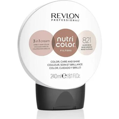 Revlon Nutri Color Filters Silver Beige Semi-Permanent Hair Colour Mask - 240ml Revlon Nutri Color Filters Silver Beige Semi-Permanent Hair Colour Mask - 240ml