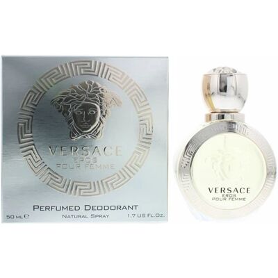 Versace Eros Pour Femme Deodorant Spray 50ml Versace Eros Pour Femme Deodorant Spray 50ml