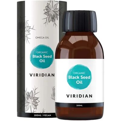 Viridian Organic Black Seed Oil - 200ml - Black Seed Oil - Organic - Vegan - 200 ml Viridian Organic Black Seed Oil - 200ml - Black Seed Oil - Organic - Vegan - 200 ml