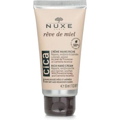 Nuxe RĂªve de Miel Cica Rich Hand Cream - Nourishing, Lavender Honey, 50 ml Nuxe RĂªve de Miel Cica Rich Hand Cream - Nourishing, Lavender Honey, 50 ml