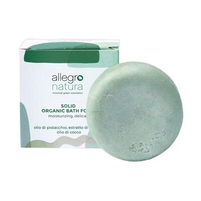 Allegro Natura Solid Organic Bath Foam 75g Allegro Natura Solid Organic Bath Foam 75g