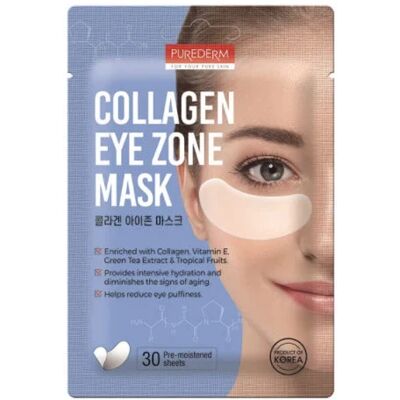 Purederm Collagen Eye Mask - Anti-Aging, Hydrating, Reduces Puffiness Purederm Collagen Eye Mask - Anti-Aging, Hydrating, Reduces Puffiness