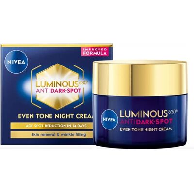 Nivea Night Cream with Luminous 630 - Anti Dark Spot - All Skin Types Nivea Night Cream with Luminous 630 - Anti Dark Spot - All Skin Types