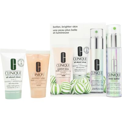 Clinique Even Better Gift Set 30ml Perfecting Serum + 30ml Moisturizing Gel Cream + 30ml Exfoliating Jelly Clinique Even Better Gift Set 30ml Perfecting Serum + 30ml Moisturizing Gel Cream + 30ml Exfoliating Jelly