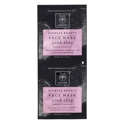 Apivita Express Beauty Gentle Cleansing Face Mask pink clay (2 x 8 ml) Apivita Express Beauty Gentle Cleansing Face Mask pink clay (2 x 8 ml)
