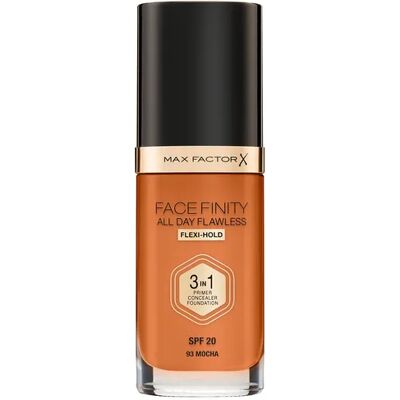 Max Factor Facefinity 3-in-1 All Day Flawless Liquid Foundation SPF 20 - Mocha Max Factor Facefinity 3-in-1 All Day Flawless Liquid Foundation SPF 20 - Mocha