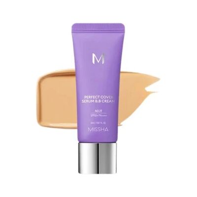 Missha M Perfect Cover Serum Bb Cream 27 Honey Beige - BB Cream Missha M Perfect Cover Serum Bb Cream 27 Honey Beige - BB Cream