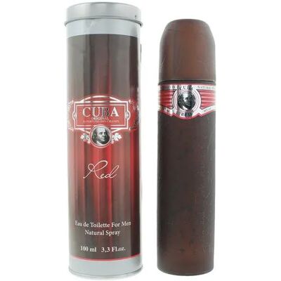 Fragluxe Cuba Red Eau de Toilette Spray for Men - 100ml Fragluxe Cuba Red Eau de Toilette Spray for Men - 100ml
