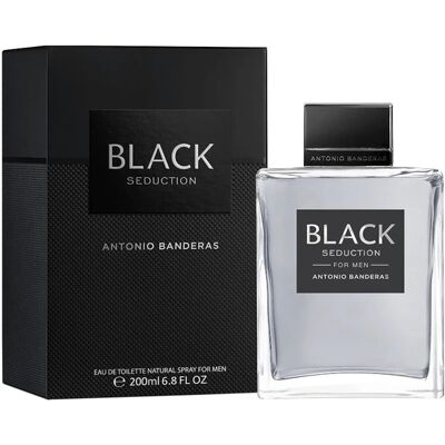Antonio Banderas Seduction In Black Eau De Toilette - Men - 200ml Antonio Banderas Seduction In Black Eau De Toilette - Men - 200ml