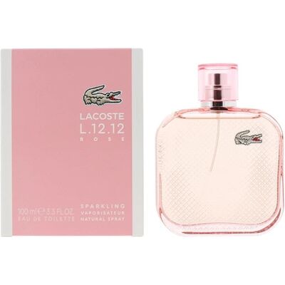 Lacoste L.12.12 Rose Sparkling Eau de Toilette - Women - 100ml Lacoste L.12.12 Rose Sparkling Eau de Toilette - Women - 100ml