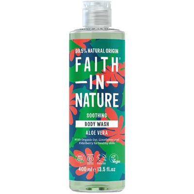 Faith In Nature Aloe Vera Body Wash - Rejuvenating - 400ml - Organic - Vegan & Cruelty Free Faith In Nature Aloe Vera Body Wash - Rejuvenating - 400ml - Organic - Vegan & Cruelty Free