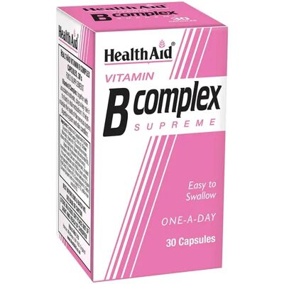 HealthAid Vitamin B Complex Supreme - Energy & Nervous System Support HealthAid Vitamin B Complex Supreme - Energy & Nervous System Support