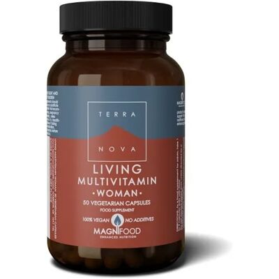 Terra Nova Terranova Living Multivitamin Woman Caps 50 - Vitamins & Supplements Terra Nova Terranova Living Multivitamin Woman Caps 50 - Vitamins & Supplements