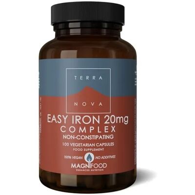 Terra Nova Easy Iron 20mg Complex - Iron Supplement Terra Nova Easy Iron 20mg Complex - Iron Supplement