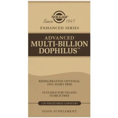 Solgar Advanced Multi-Billion Dophilus - 120 Vegicaps - Probiotic Supplement Solgar Advanced Multi-Billion Dophilus - 120 Vegicaps - Probiotic Supplement