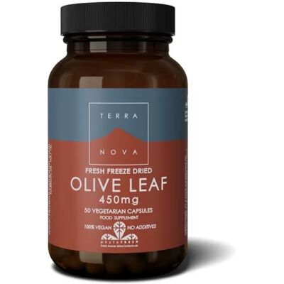 Terra Nova Olive Leaf 450mg Vegicaps - Dietary Supplement Terra Nova Olive Leaf 450mg Vegicaps - Dietary Supplement