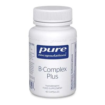Pure Encapsulations B-Complex Plus - 60 Veg Caps - Vitamins and Supplements Pure Encapsulations B-Complex Plus - 60 Veg Caps - Vitamins and Supplements