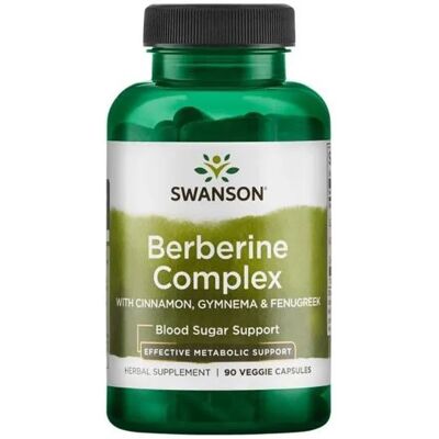 Swanson Berberine Complex - Supports Blood Sugar & Metabolism Swanson Berberine Complex - Supports Blood Sugar & Metabolism