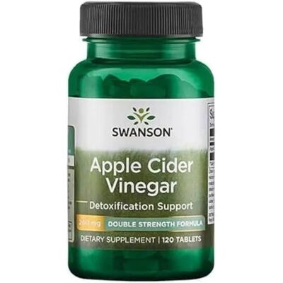 Swanson Apple Cider Vinegar - Double-Strength 200mg Tablets - Dietary Supplements Swanson Apple Cider Vinegar - Double-Strength 200mg Tablets - Dietary Supplements