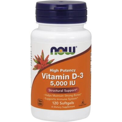 Now Foods Vitamin D3 5000 IU Softgels - Dietary Supplements Now Foods Vitamin D3 5000 IU Softgels - Dietary Supplements