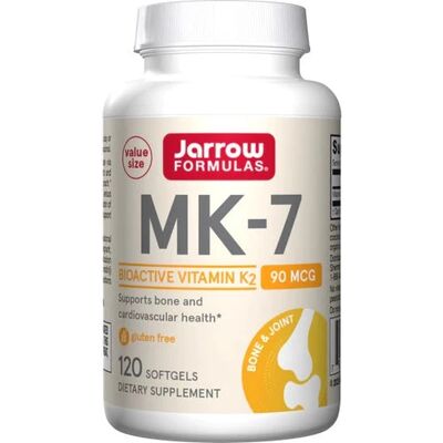Jarrow Formulas Vitamin K2 MK7 - 90 Mcg - 120 Softgels Jarrow Formulas Vitamin K2 MK7 - 90 Mcg - 120 Softgels