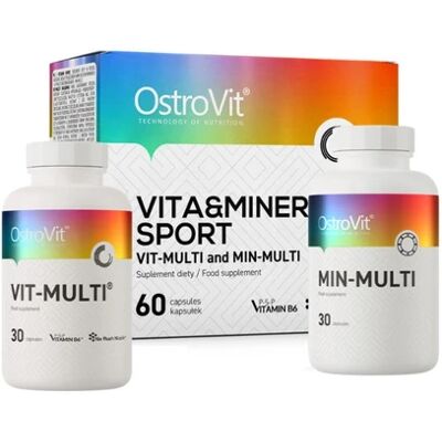 OstroVit VITA&MINERALS Sport - Multi Vitamin - 60 Capsules OstroVit VITA&MINERALS Sport - Multi Vitamin - 60 Capsules
