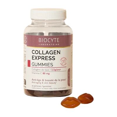 Biocyte Collagen Express Gummies - Skin Boost - 45 pcs Biocyte Collagen Express Gummies - Skin Boost - 45 pcs