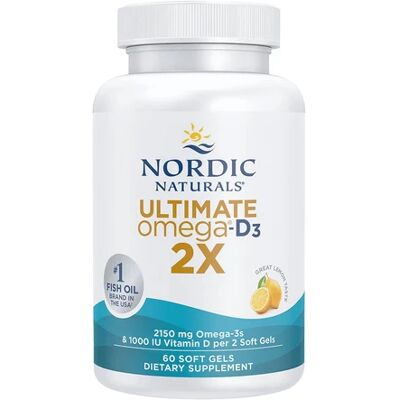 Nordic Naturals Ultimate Omega 2X Lemon - Dietary Supplements Nordic Naturals Ultimate Omega 2X Lemon - Dietary Supplements