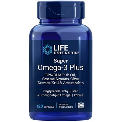 Life Extension Super Omega-3 Plus Epa Dha Fish Oil - Supports Heart & Brain Health Life Extension Super Omega-3 Plus Epa Dha Fish Oil - Supports Heart & Brain Health