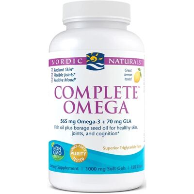 Nordic Naturals Complete Omega 1000mg Lemon - Omega-3 Fish Oil Supplement Nordic Naturals Complete Omega 1000mg Lemon - Omega-3 Fish Oil Supplement