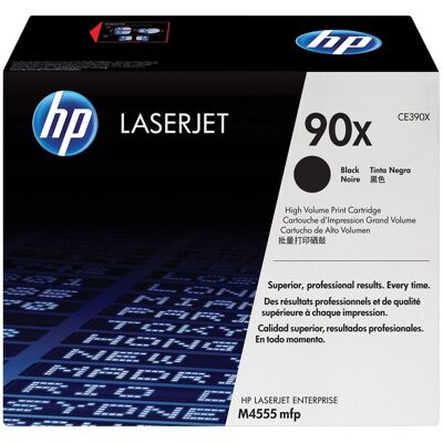 90X CE390X Original HP High Yield LaserJet Toner Cartridge - Black 90X CE390X Original HP High Yield LaserJet Toner Cartridge - Black