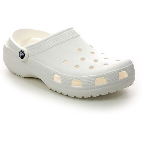 Crocs Unisex Classic Clog - White - UK M7W8