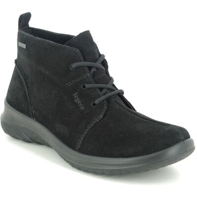 Legero - Stiefelette Leder SOFTBO Damen Schnürer - Schwarz - Boots Legero - Stiefelette Leder SOFTBO Damen Schnürer - Schwarz - Boots