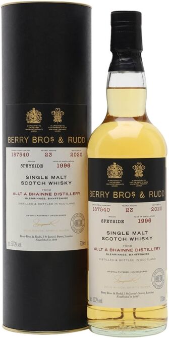Allt-a-Bhainne 1996 / 23 Year Old / Berry Bros Small Batch Speyside Whisky Allt-a-Bhainne 1996 / 23 Year Old / Berry Bros Small Batch Speyside Whisky