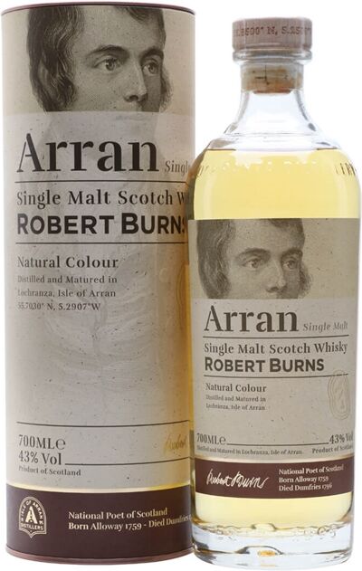 Arran Robert Burns Single Malt Island Single Malt Scotch Whisky Arran Robert Burns Single Malt Island Single Malt Scotch Whisky
