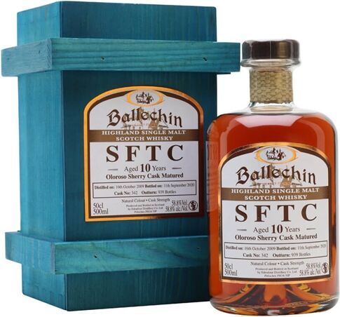 Ballechin 2009 / 10 Year Old / Oloroso Sherry Cask Highland Whisky Ballechin 2009 / 10 Year Old / Oloroso Sherry Cask Highland Whisky