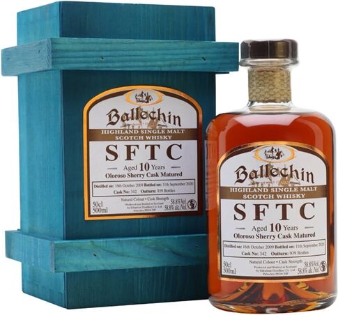 Ballechin 2009 / 10 Year Old / Oloroso Sherry Cask Highland Whisky