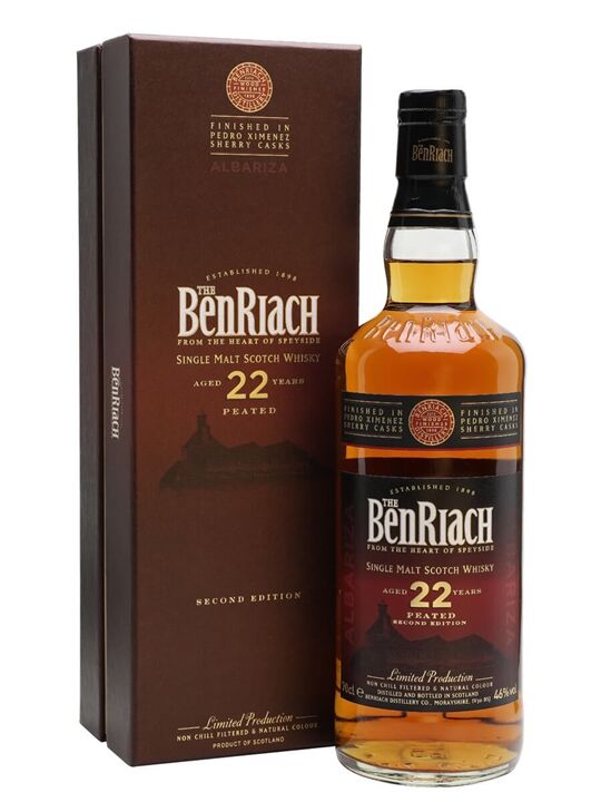Benriach 22 Year Old / Albariza / PX Sherry Finish Speyside Whisky Benriach 22 Year Old / Albariza / PX Sherry Finish Speyside Whisky