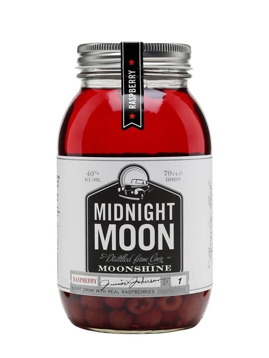 Midnight Moon Raspberry Moonshine / Junior Johnson's
