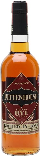 Rittenhouse Bottled In Bond Straight Rye / 100 Proof Rittenhouse Bottled In Bond Straight Rye / 100 Proof