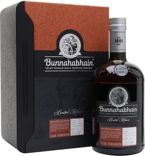 Bunnahabhain Moine 1997 / 22 Year Old / PX Sherry Cask Islay Whisky Bunnahabhain Moine 1997 / 22 Year Old / PX Sherry Cask Islay Whisky