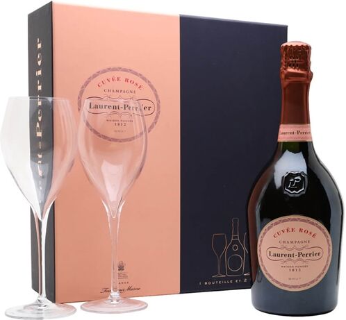 Laurent-Perrier Rose Champagne / 2 Glass Gift Pack Laurent-Perrier Rose Champagne / 2 Glass Gift Pack