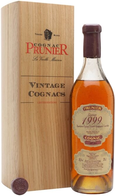 Prunier 1999 Grande Champagne Cognac