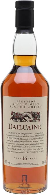 Dailuaine 16 Year Old / Sherry Cask / Flora & Fauna Speyside Whisky