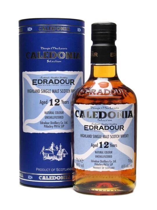 Edradour 12 Year Old / Caledonia Selection / Sherry Cask Highland Whisky Edradour 12 Year Old / Caledonia Selection / Sherry Cask Highland Whisky