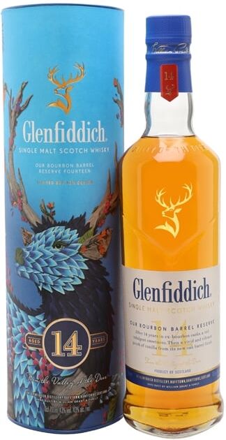 Glenfiddich 14 Year Old / Bourbon Barrel Reserve Speyside Whisky Glenfiddich 14 Year Old / Bourbon Barrel Reserve Speyside Whisky