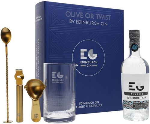 Edinburgh Gin Olive Or Twist Cocktail Set