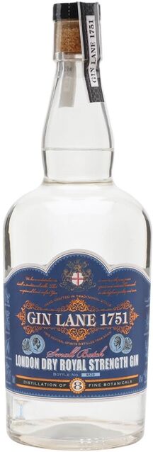 Gin Lane 1751 London Dry Royal Strength Gin 70cl Gin Lane 1751 London Dry Royal Strength Gin 70cl