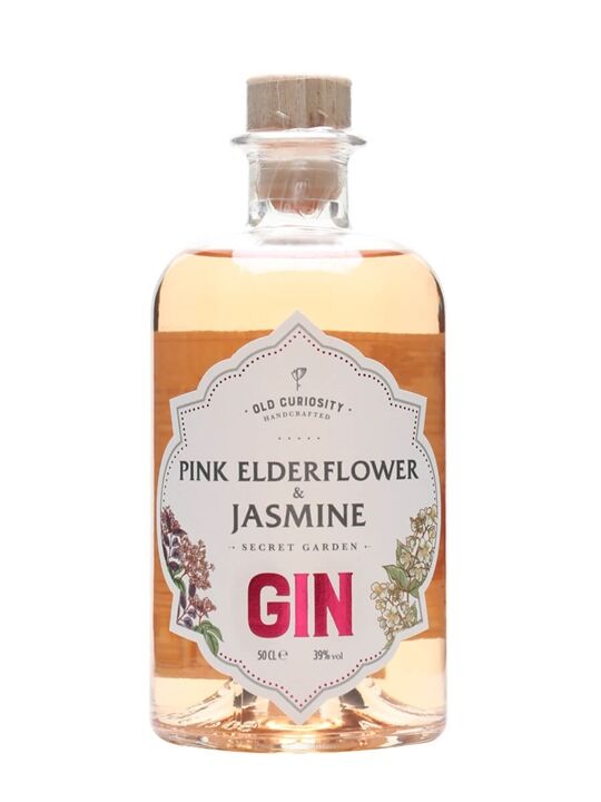 Old Curiosity Pink Elderflower and Jasmine Gin